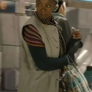 Noma Dumezweni Murderbot S01 Sleeveless Coat Front