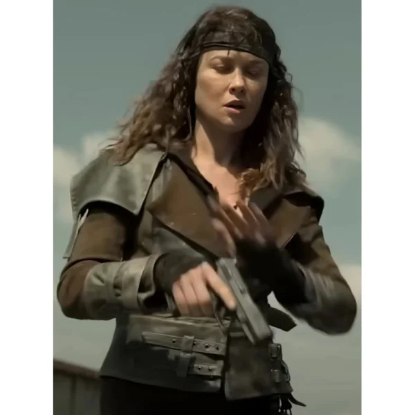 Olga Kurylenko Afterburn Leather Jacket