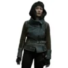 Olga Kurylenko Afterburn Leather Jacket Front View