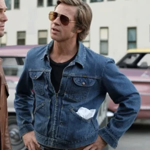 Once Upon a Time in Hollywood Brad Pitt Jean Jacket