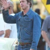 Once Upon a Time in Hollywood Brad Pitt Jean Jacket Front 1 scaled