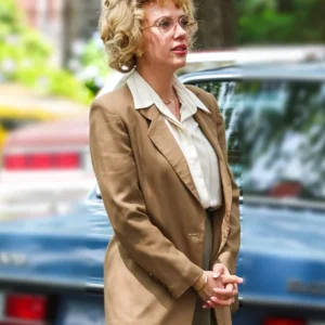 Paper Tiger Scarlett Johansson Brown Blazer Side View