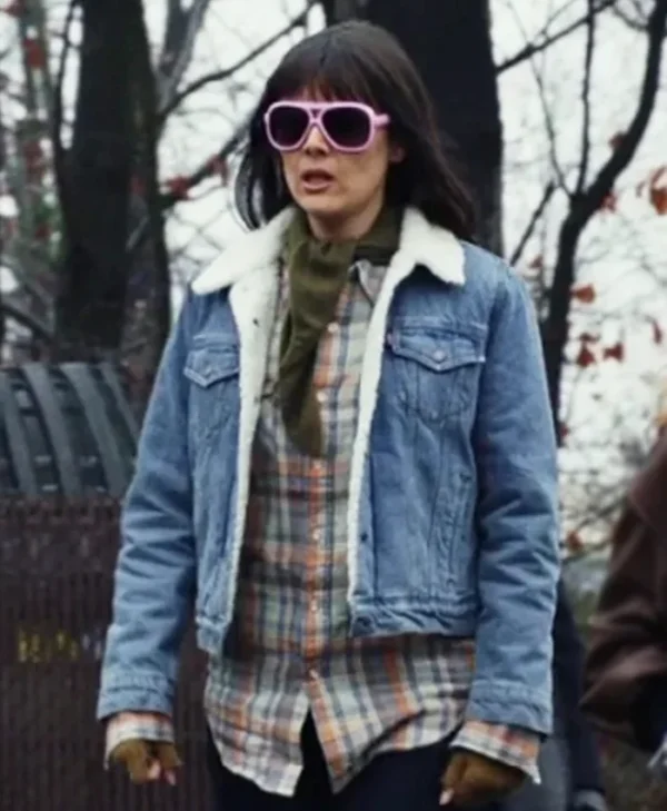 Patti Harrison Poker Face S02 Shearling Denim Jacket