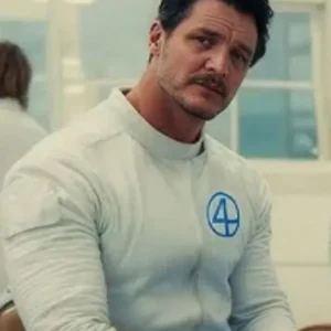 Pedro Pascal The Fantastic Four First Steps White Leather Jacket
