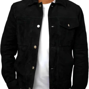 Peter Black Suede Racer Jacket