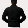 Peter Black Suede Racer Jacket Back