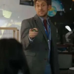 Project Hail Mary Ryan Gosling Grey Blazer Front