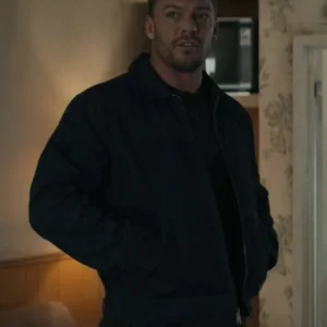 Reacher S02 Jack Reacher Black CottonJacket Side