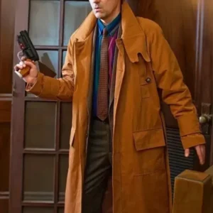 Rick Deckard Blade Runner Brown Coat Front