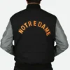 Rudy Notre Dame Letterman Varsity Jacket Back