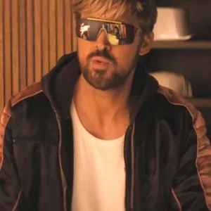 Ryan Gosling The Fall Guy Miami Black Jacket close up