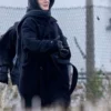 Sandra Hüller Project Hail Mary Black Wool Trench Coat