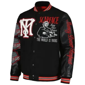 Scarface Varsity Jacket Front