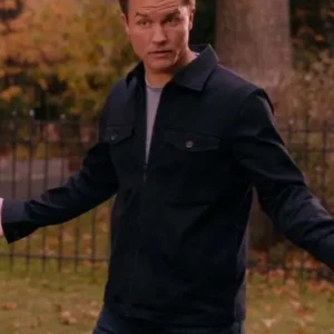 Scott Porter Ginny & Georgia Black Jacket Front