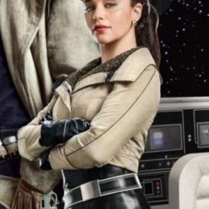 Solo A Star Wars Story Qira Jacket Side pose