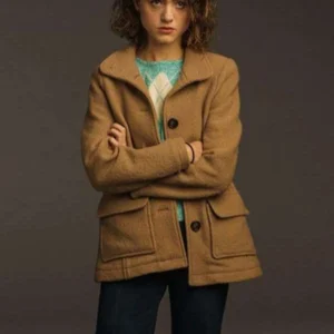 Stranger Things 3 Nancy Wheeler Wool Jacket front