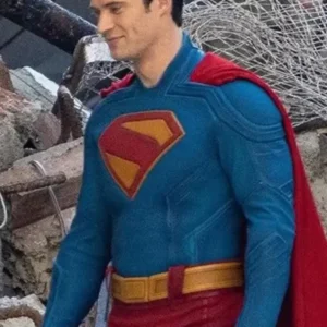 Superman 2025 David Corenswet Leather Jacket