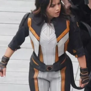 Superman 2025 Isabela Merced Leather Jacket Front
