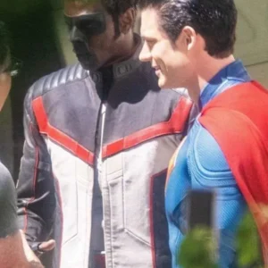 Superman Movie 2025 Mr Terrific Leather Jacket