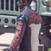 Superman Movie 2025 Mr Terrific Leather Jacket Back