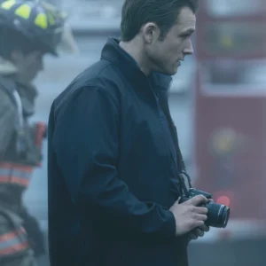 Taron Egerton Smoke S01 Black Jacket