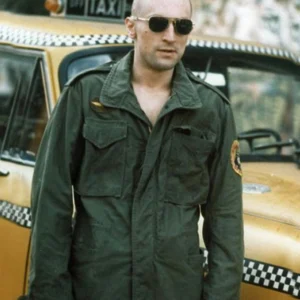 Taxi Driver Green Jacket Front