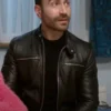 Ted Lasso SO3 Roy Kent Leather Jacket front