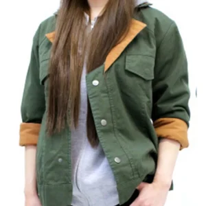 Tekkadan Orga Itsuka Green Cotton Jacket Front