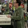 The Big Bang Theory Leonard Hofstadter Trucker Green Jacket Side View