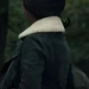 The Equalizer S02 Liza Lapira Gray Shearling Leather Jacket Back