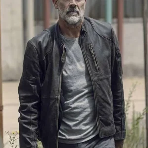 The Walking Dead Negan Season 9 Black Leather Jacket