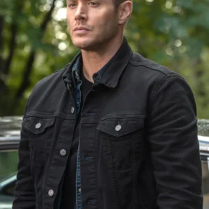 The Winchesters Supernatural Dean Winchester Denim Jacket Front