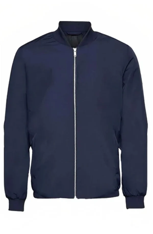 Tom Cruise Mission Impossible 6 Bomber Blue Cotton Jacket
