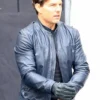 Tom Cruise Mission Impossible Leather Jacket Front