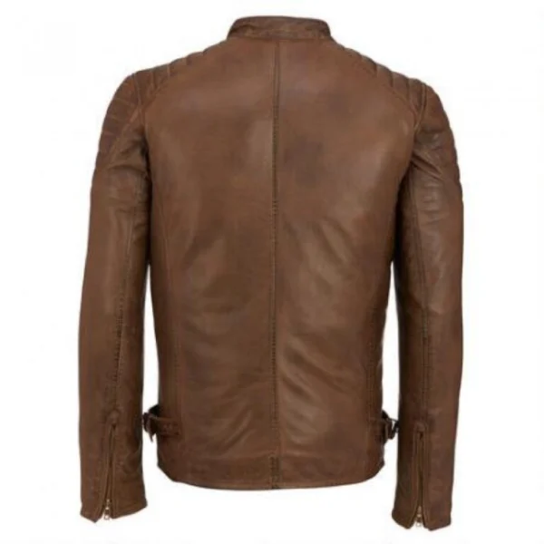 Toni All leather Riding Jacket Back