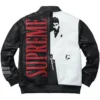 Tony Montana Scarface Bomber Leather Jacket Back