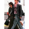 Tyler Durden Black Leather Jacket