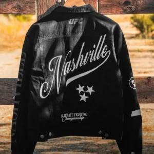 UFC Nashville 2025 Cowboy Work Black Jacket