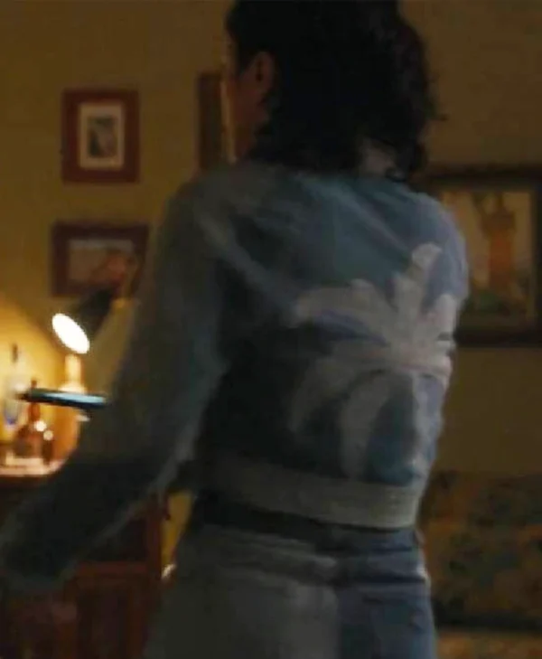 Victoria Moroles Ballard Series Blue Denim Jacket Back