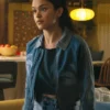 Victoria Moroles Ballard Series Blue Denim Jacket Front
