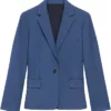 Vinessa Antoine Ginny and Georgia S03 Blue Blazer Front