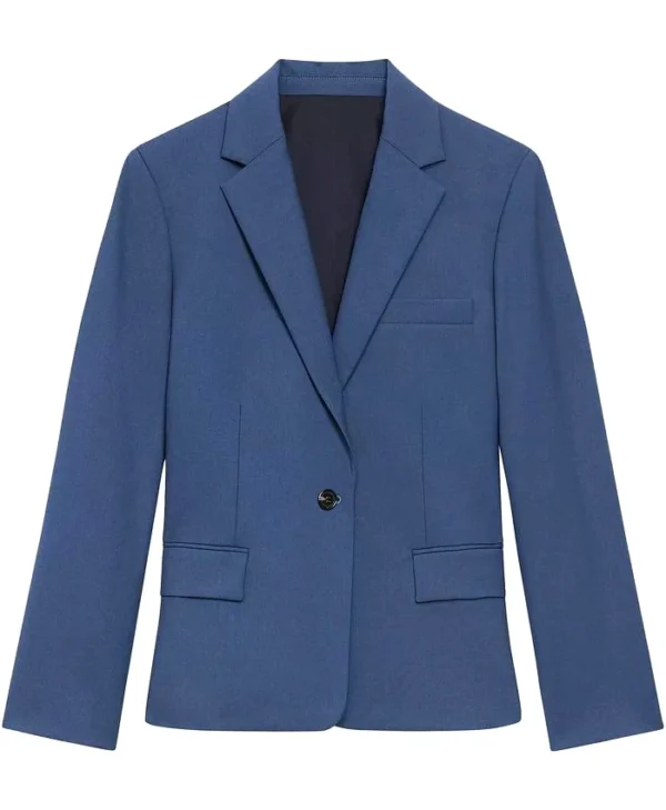 Vinessa Antoine Ginny and Georgia S03 Blue Blazer Front