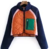 Wally Baram Overcompensating Colorblock Jacket Front View
