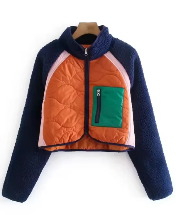 Wally Baram Overcompensating Colorblock Jacket Front View