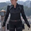 Yelena Belova Thunderbolts 2025 Black leather Jacket