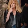 Yellowstone SO4 Beth Dutton Black Leather Jacket
