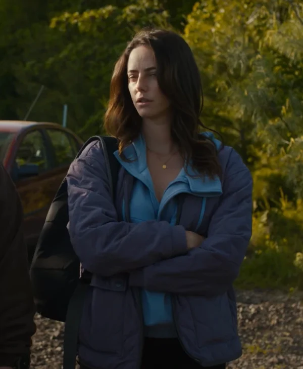 Adulthood Movie Megan Blue Puffer Jacket