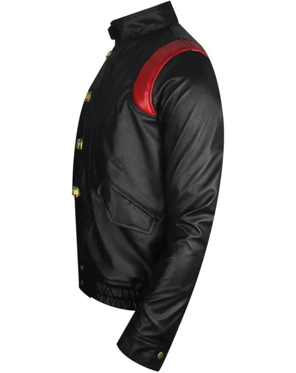 Akira Black Leather Jacket - Image 4