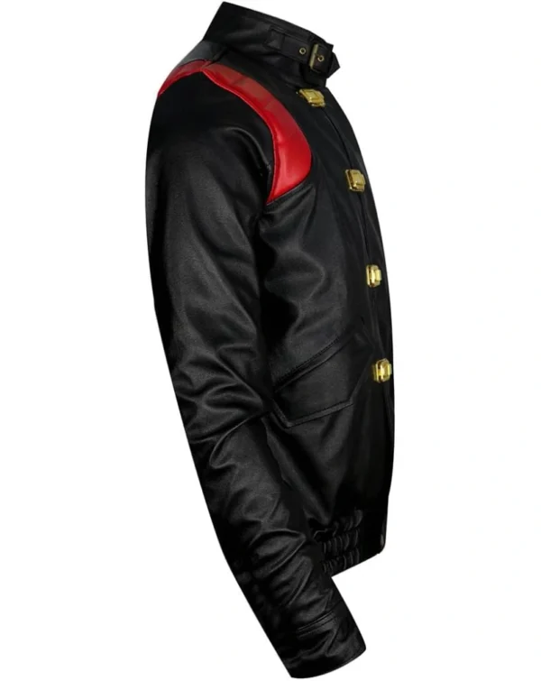 Akira Black Leather Jacket - Image 5