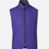 Barry Dort Wednesday S02 Purple Quilted Vest Front